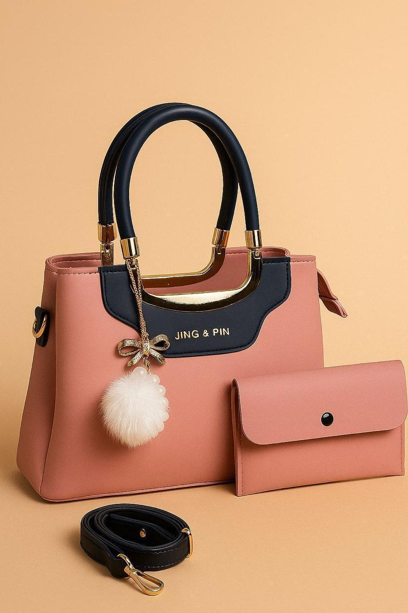 Jing & Pin Luxury 3-Piece Handbag Set