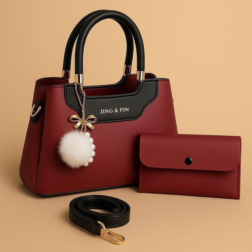 Jing & Pin Luxury 3-Piece Handbag Set