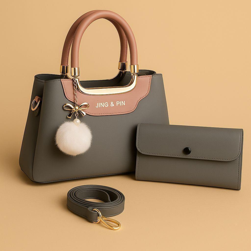 Jing & Pin Luxury 3-Piece Handbag Set