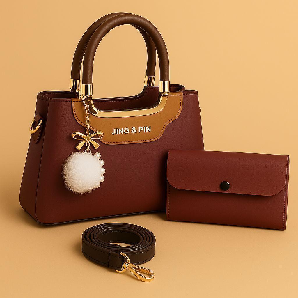 Jing & Pin Luxury 3-Piece Handbag Set