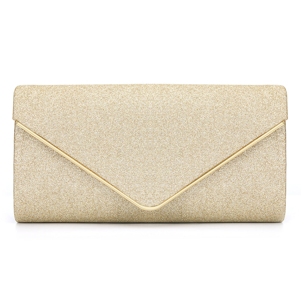 Glitter Envelope Clutch Bag