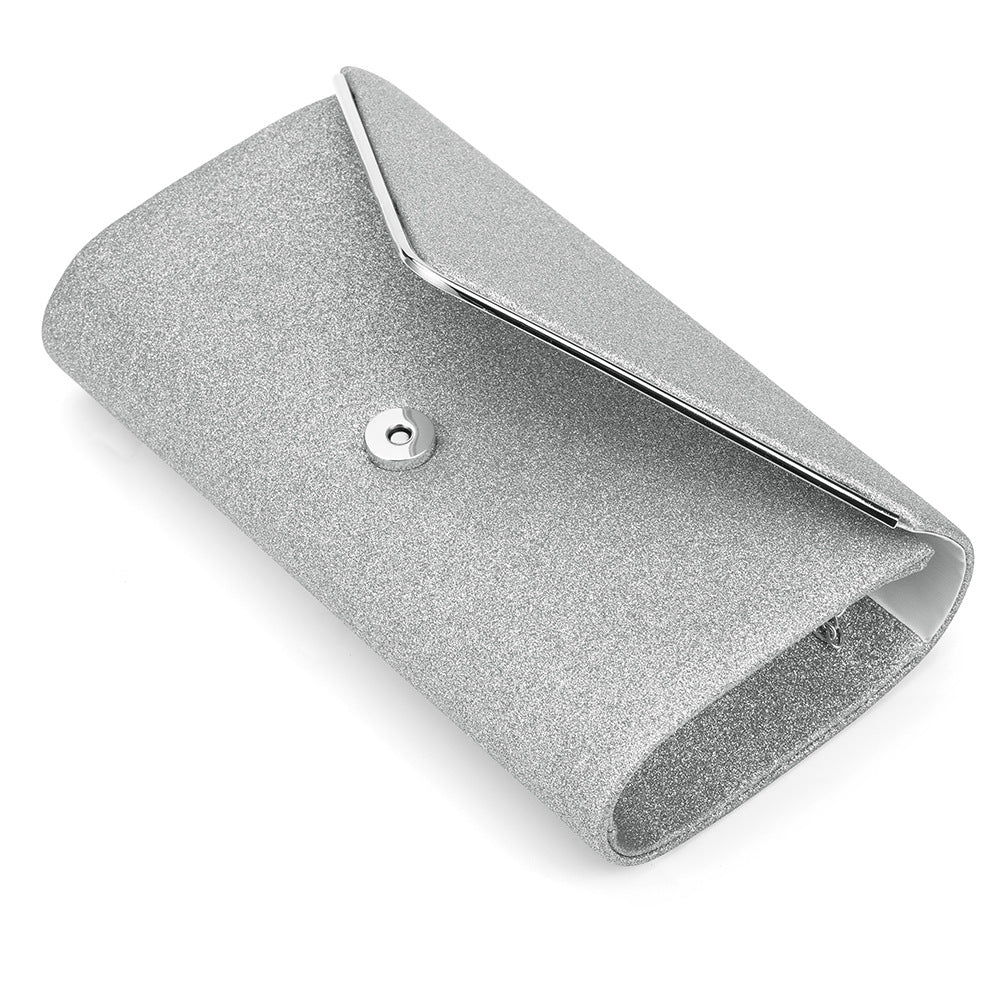Glitter Envelope Clutch Bag