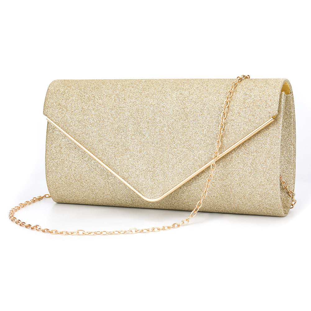 Glitter Envelope Clutch Bag